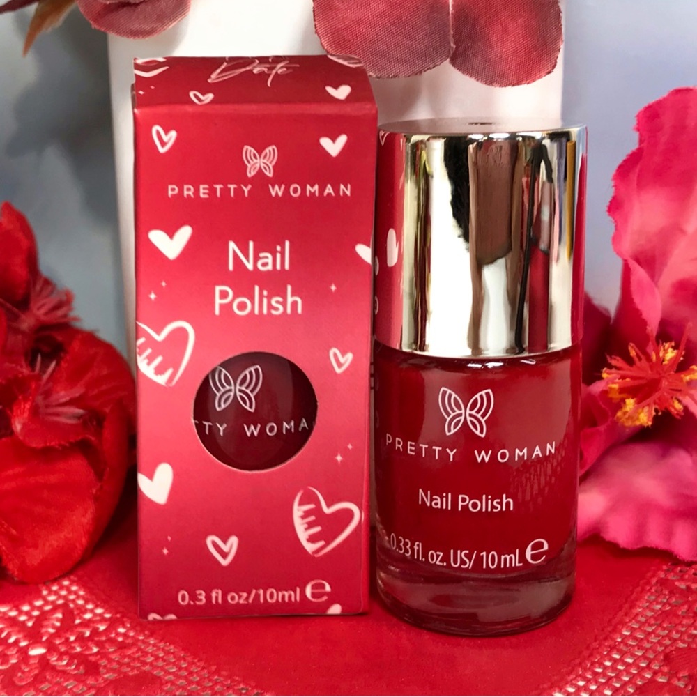 🔴3/$15! PRETTY WOMAN NYC Nail Pôlish in HOT DATE (Red) Full Size *BNIB